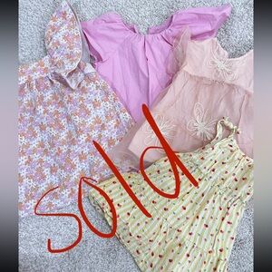 Zara Floral Dresses in Pink and Orange and yellow